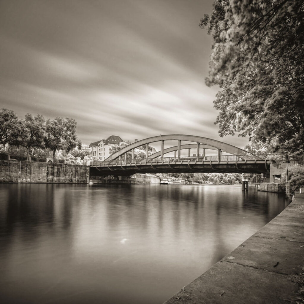 bridge in berlin castle park